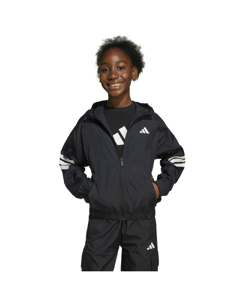 アディダス(adidas) ウインドブレーカー上下セット スリーストライプス