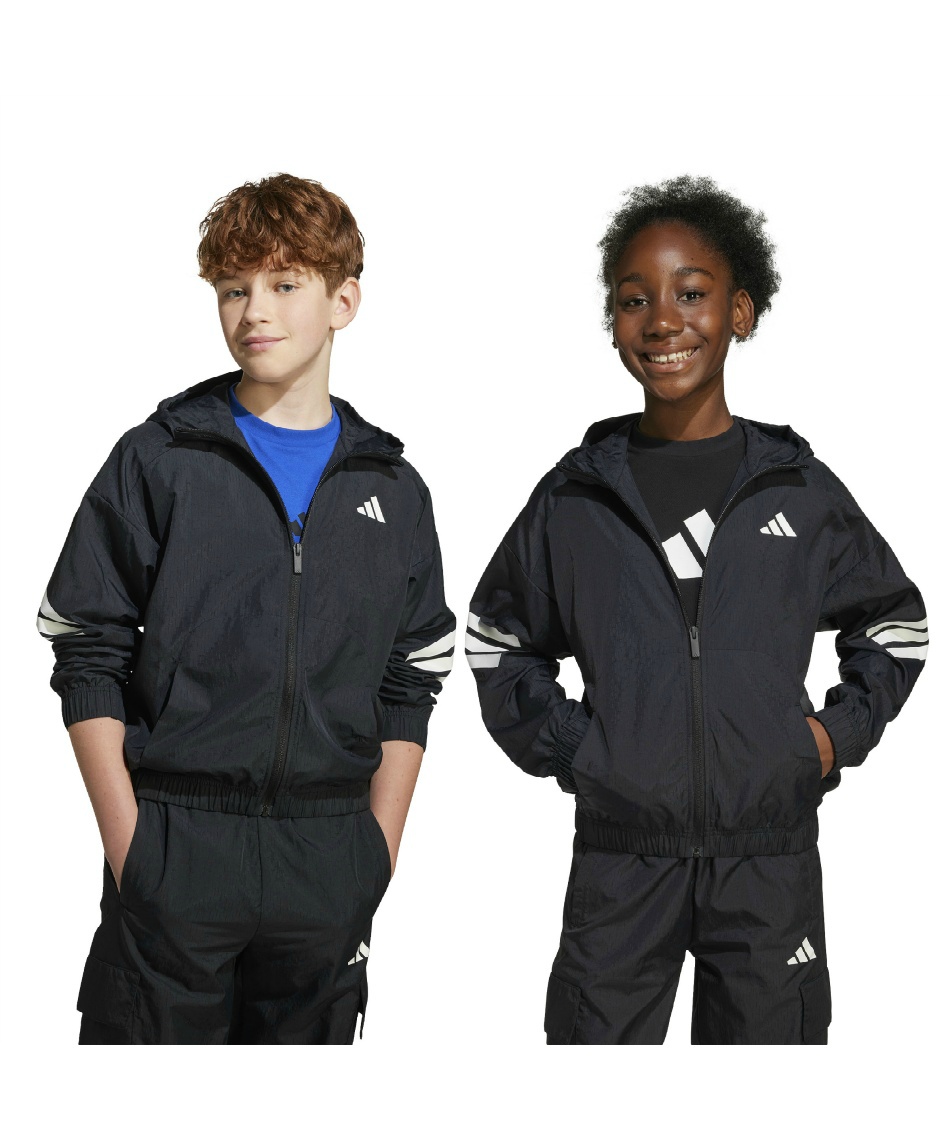 アディダス(adidas) ウインドブレーカー上下セット スリーストライプス