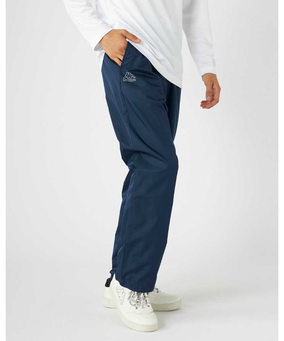 カッパ メンズ ウインドジャケット パンツ 上下セット ブラック O(XL