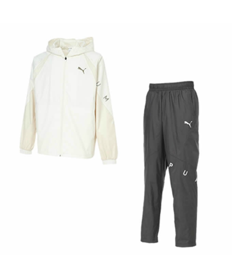 ☆ プーマ(PUMA) ウインドブレーカー 上下セット TAD 裏起毛トリコット