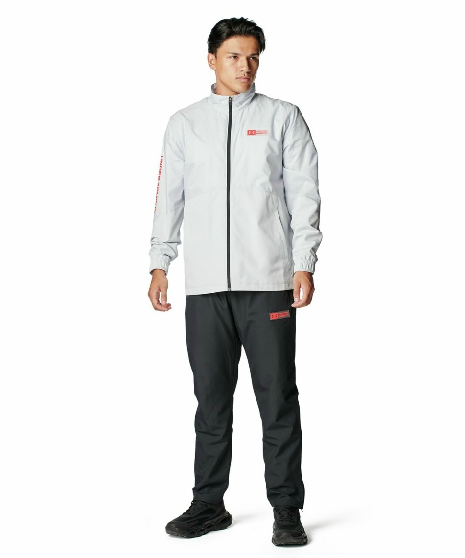 UNDER ARMOR ウィンドブレーカー ホワイト/グレー ジャージ 楽天市場】アンダーアーマー UNDER ARMOUR スポーツスタイル ウインド