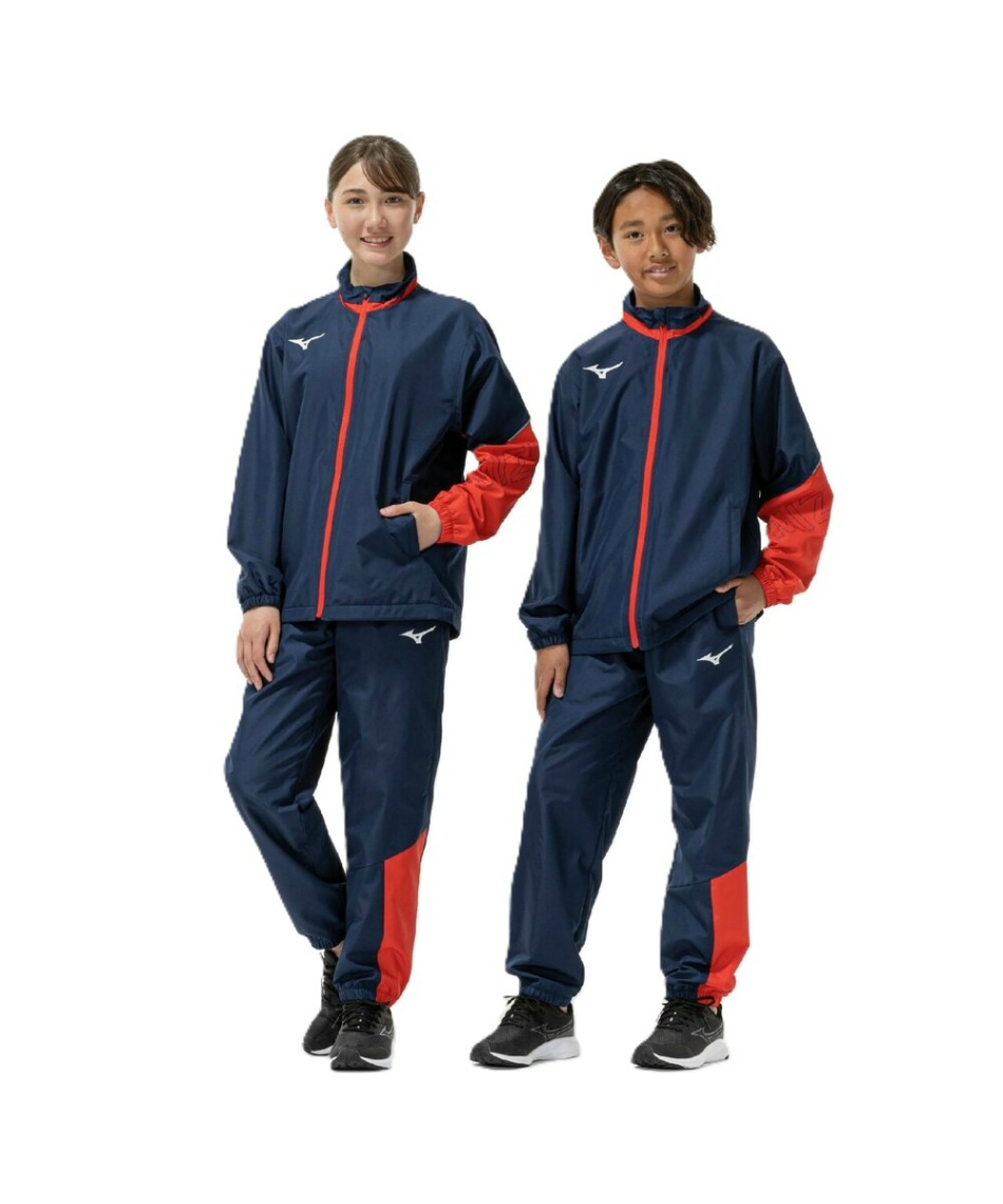 SC相模原　支給品 トレーニングウェア　上下　青・赤　2セット ミズノ(MIZUNO) スポーツウェア ジャージ 上下セット プレスサーモ