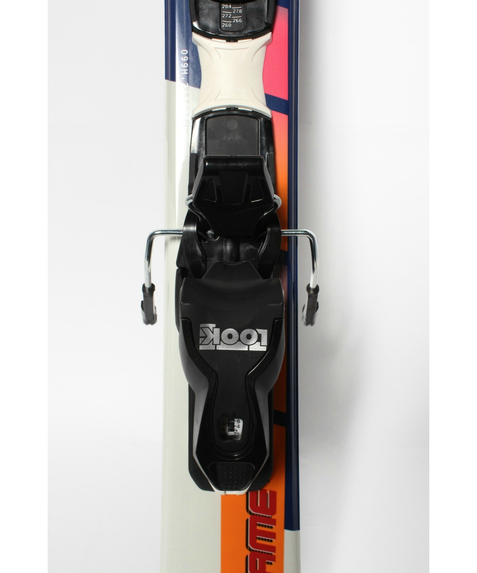 N スキー板 GRIP WALK バインディング　美品 スワロー(Swallow) スキー板 ファンスキー 2点セット FLAME99+XPRESS