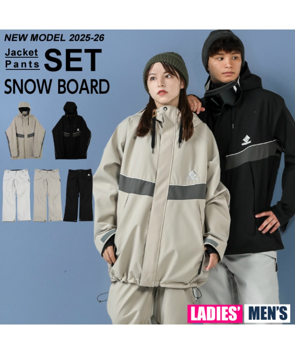スノーボードウェア 上下セット SNB JACKET+SNB PANT GC-8501+GC-8512
