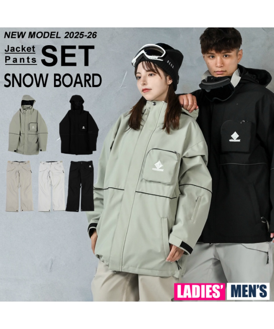 スノーボードウェア 上下セット SNB JACKET+SNB PANT GC-8502+GC-8512