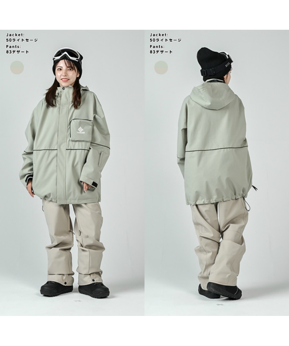 グラバークリーク(GRAVER CREEK) スノーボードウェア 上下セット