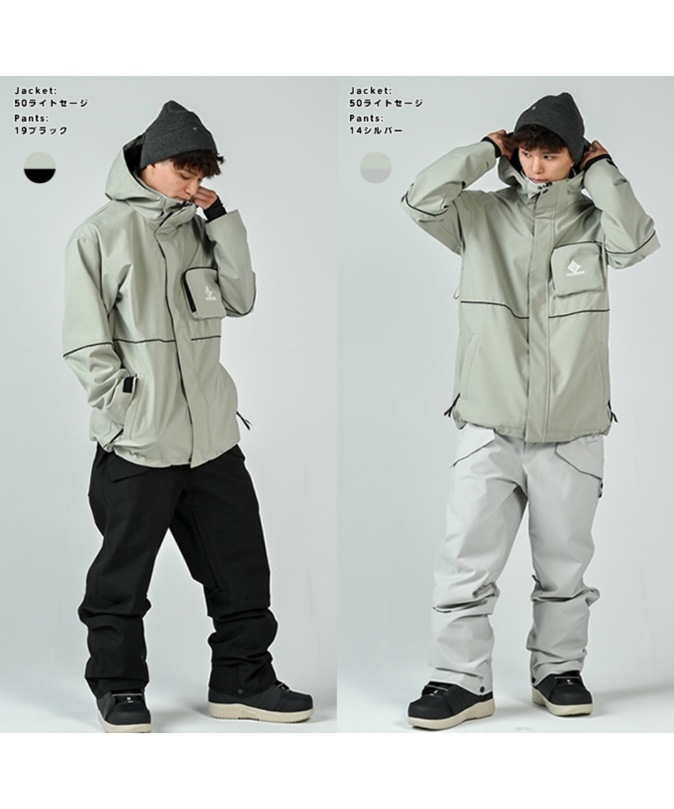 graver creek スノーボードウェア　上下セット　S　スキーウェア グラバークリーク(GRAVER CREEK) スノーボードウェア 上下セット