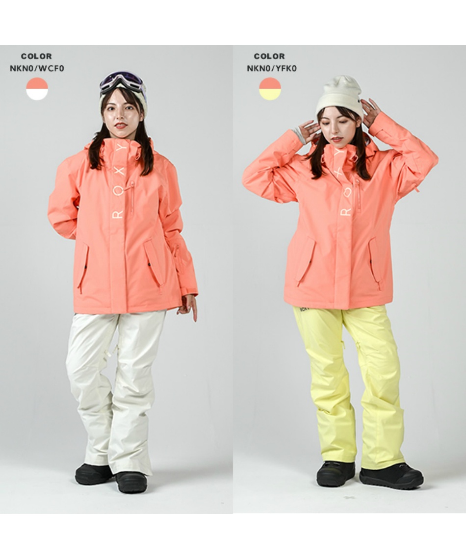 ロキシー(ROXY) スノーボードウェア 上下セット JETTYSOLIDNP JK