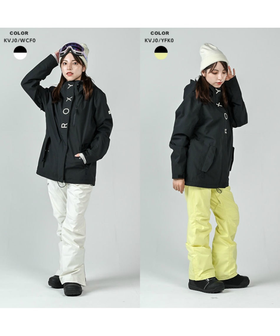 ロキシー(ROXY) スノーボードウェア 上下セット JETTYSOLIDNP JK