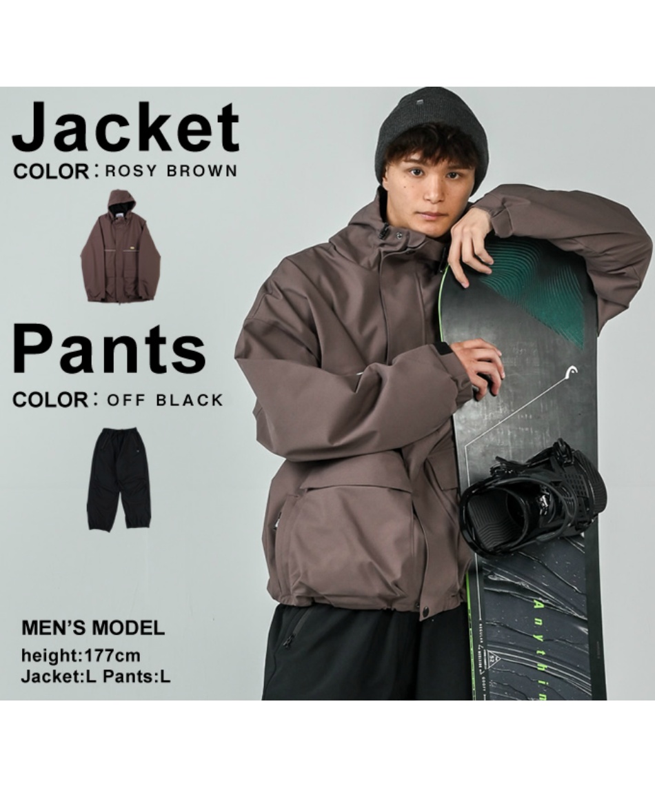 ★新品未使用★ ASHGREEN スキーウェアセット 黒/灰色　Mサイズ Line Logo Ski Jacket – #FR2