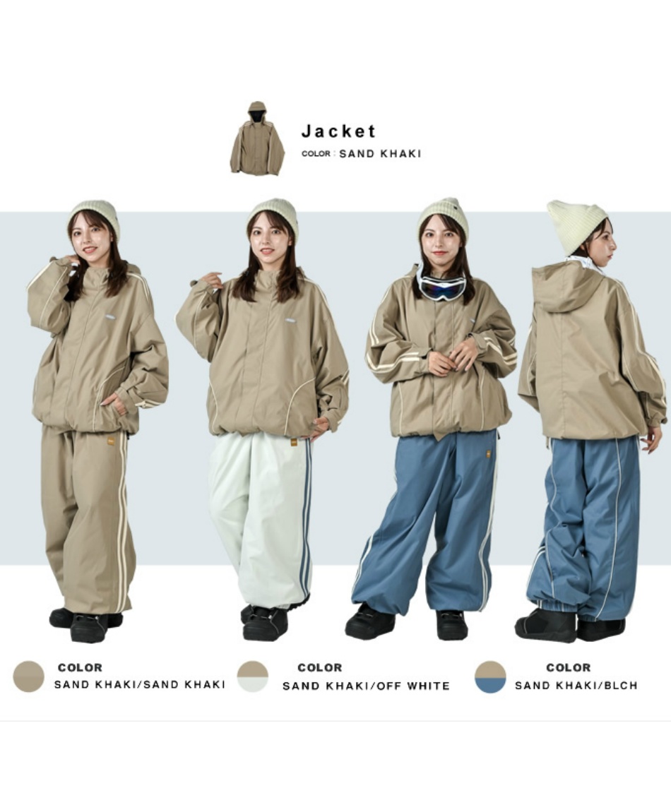 スノーボードウェア 上下セット LINEPIPE JK ラインパイプジャケット+