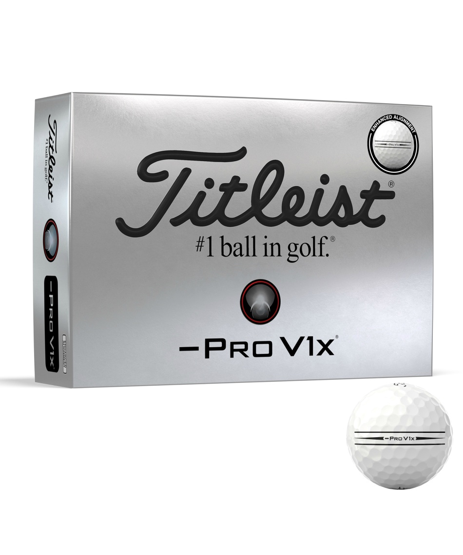 タイトリスト(Titleist) ゴルフボール 1ダース 12個入 プロV1X レフト