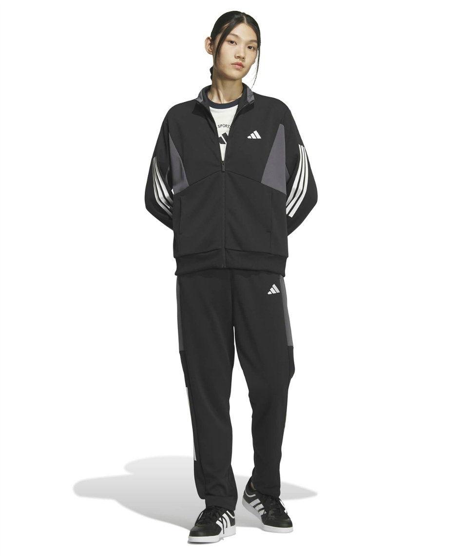 ジャージ上下セットチーム ルーズフィット ダブルニット トラック