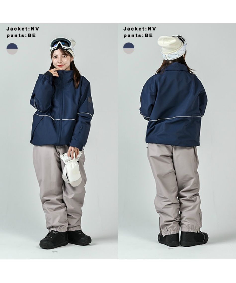 スノーボードウェア 上下セット パイピングJK+バルーンPT 545-301+545