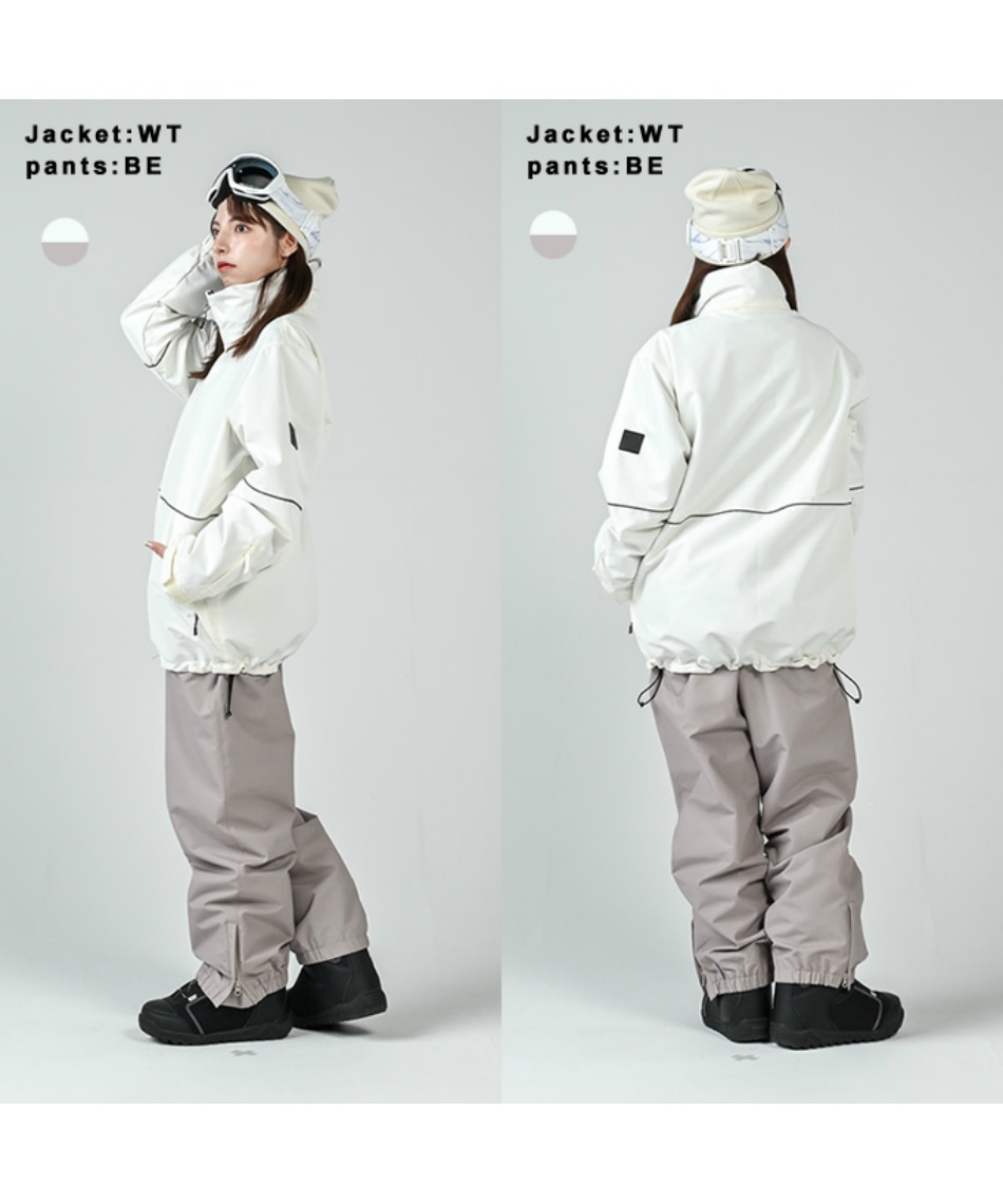 スノーボードウェア 上下セット パイピングJK+バルーンPT 545-301+545