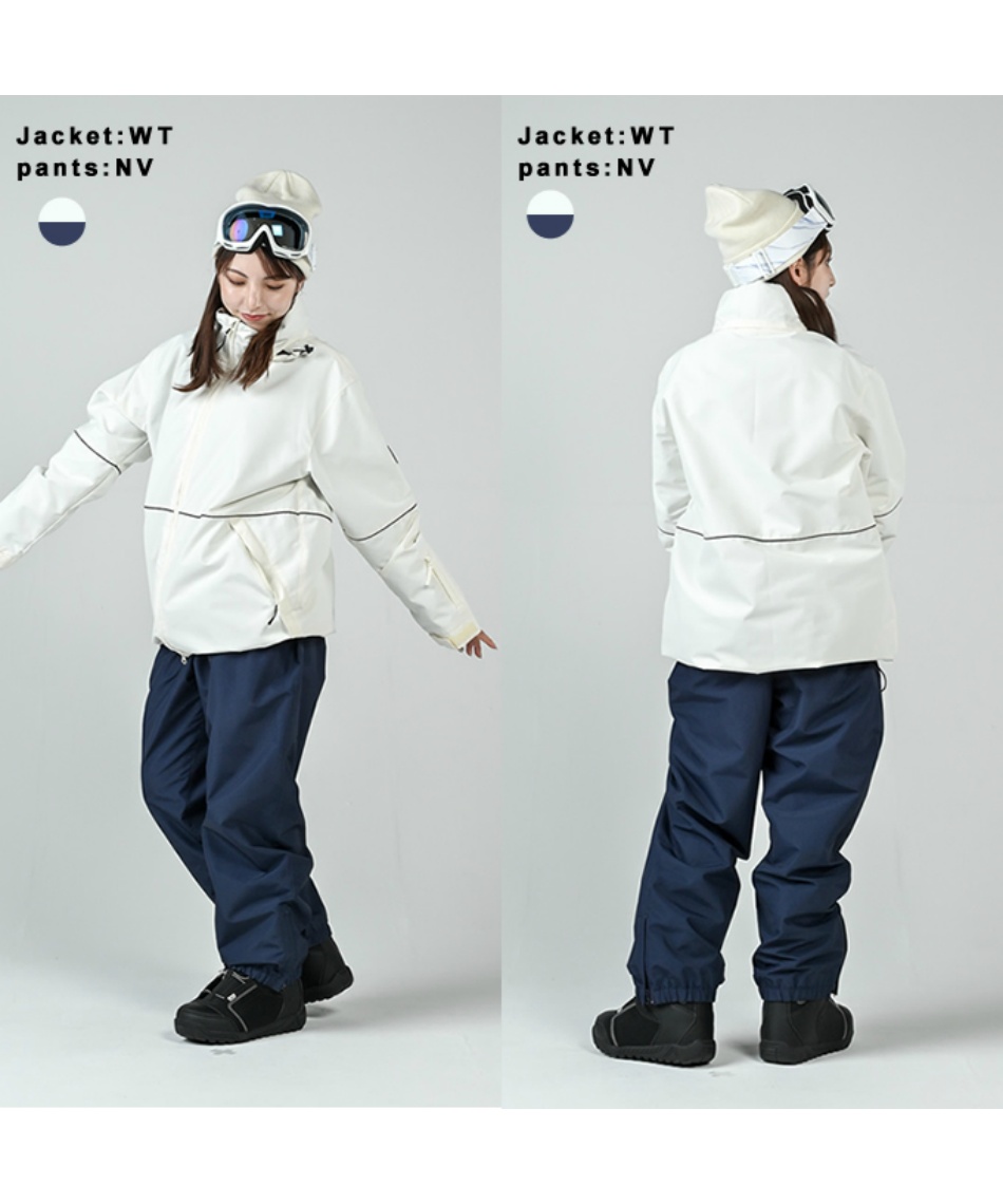 スノーボードウェア 上下セット パイピングJK+バルーンPT 545-301+545