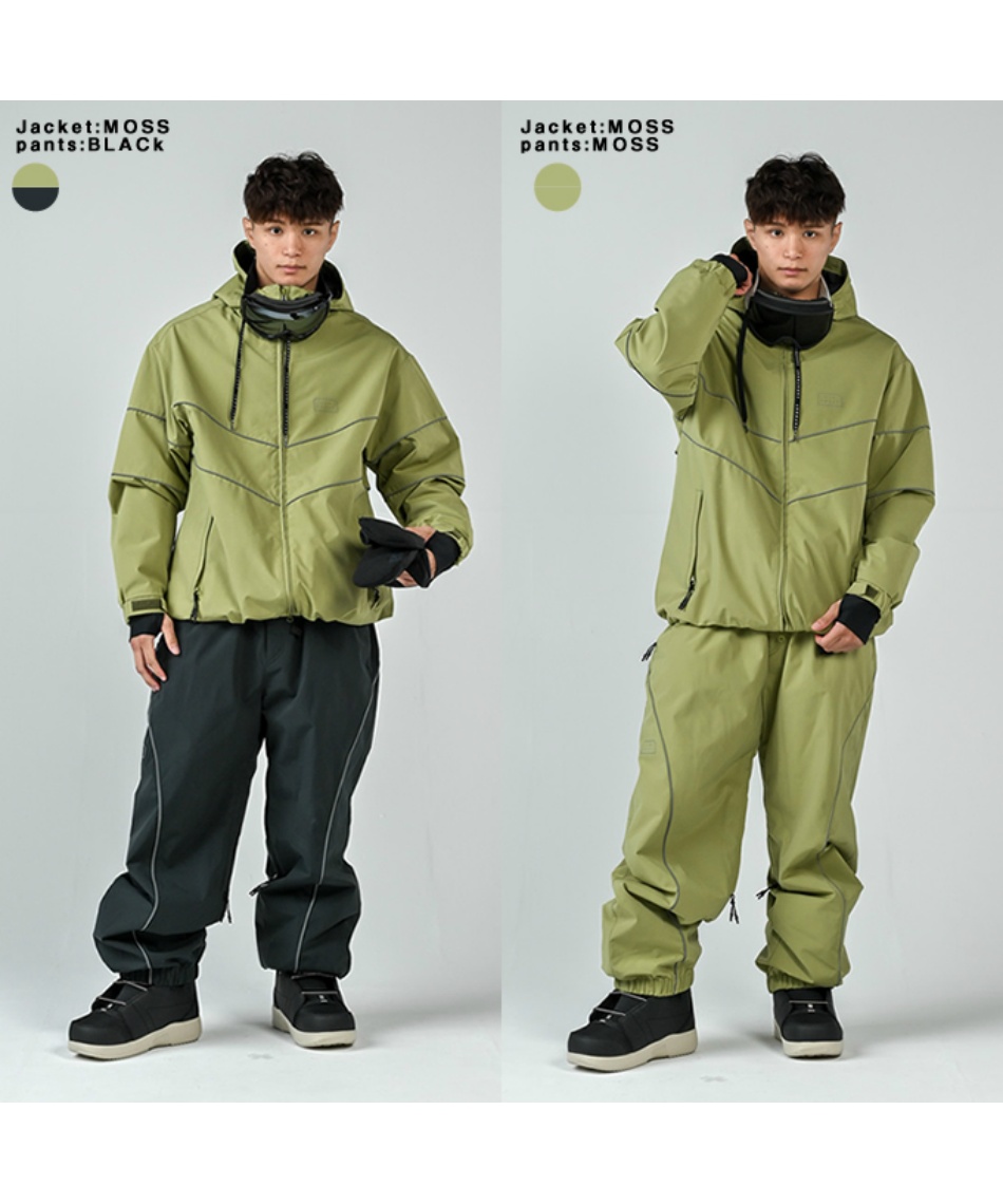 スノーボードウェア 上下セット PIPE LINE JK+PIPE LINE PT JFJ98001+