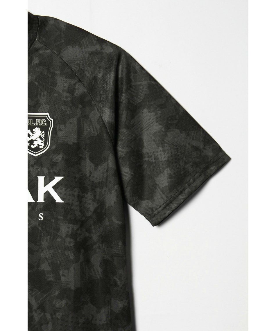 ブラック(VLUCK) サッカーウェア プラクティスシャツ 上下セット