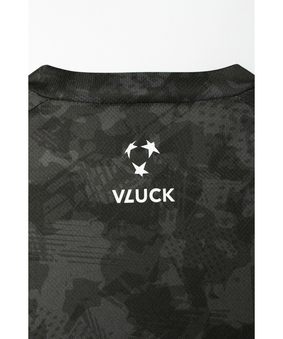 ブラック(VLUCK) サッカーウェア プラクティスシャツ 上下セット