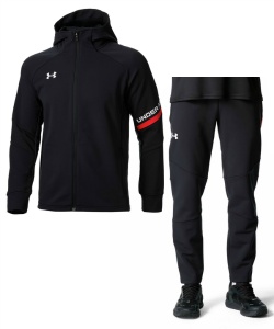 アンダーアーマー　ウェア上下セット UNDER ARMOUR（アンダーアーマー） レディース クロスジャージ 上下