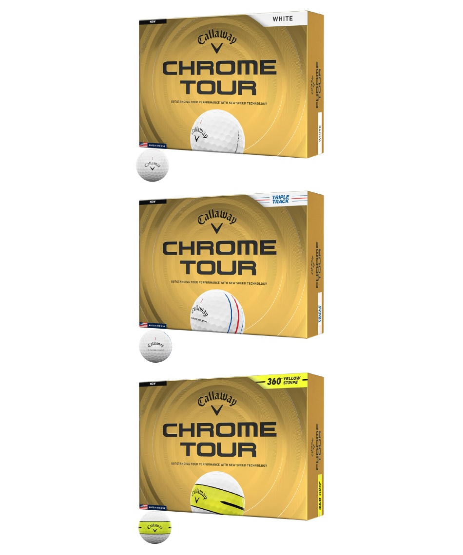 キャロウェイ(Callaway) ゴルフボール 1ダース 12個入 クロームツアー