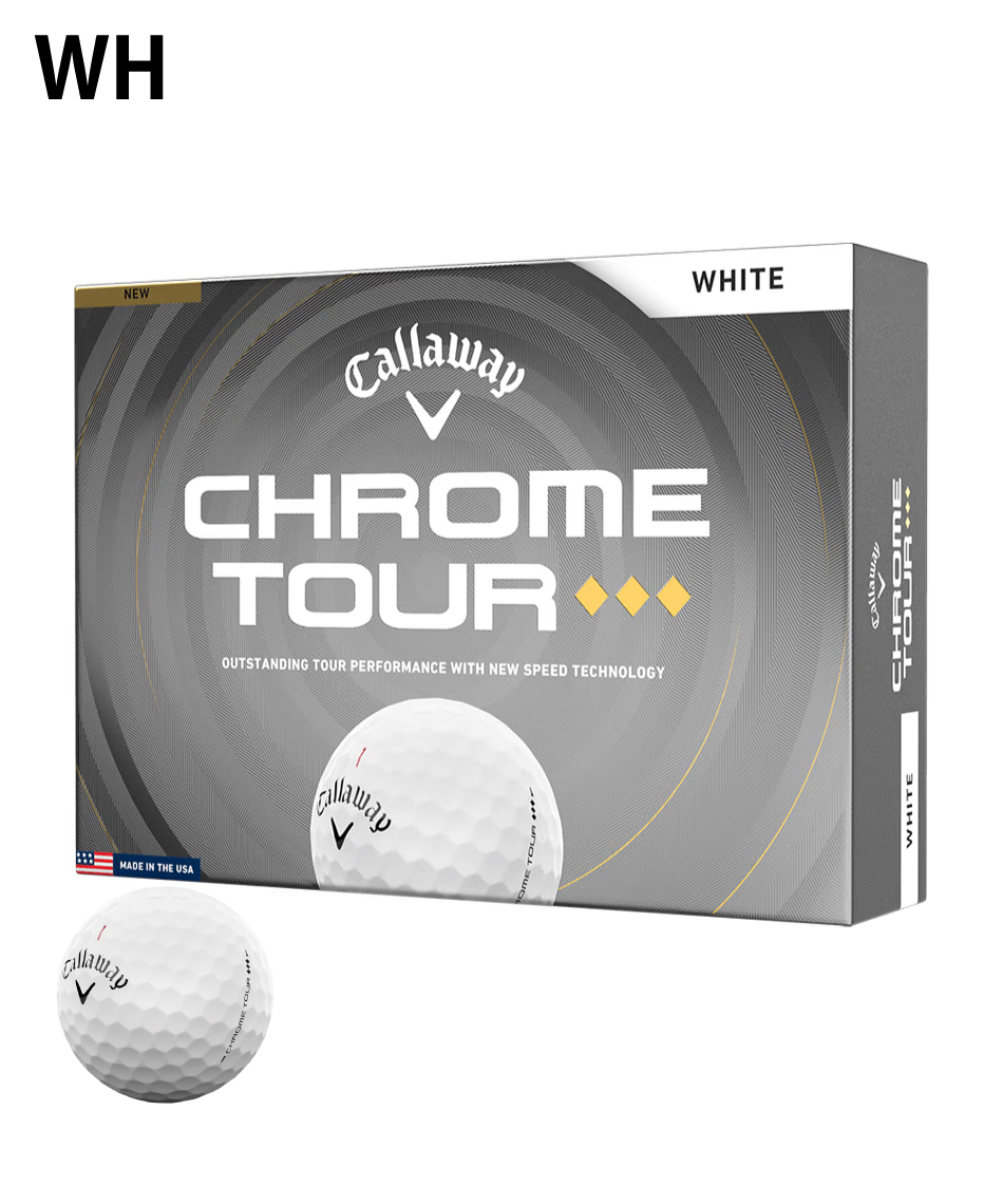 キャロウェイ(Callaway) ゴルフボール 1ダース 12個入 クロムツアー
