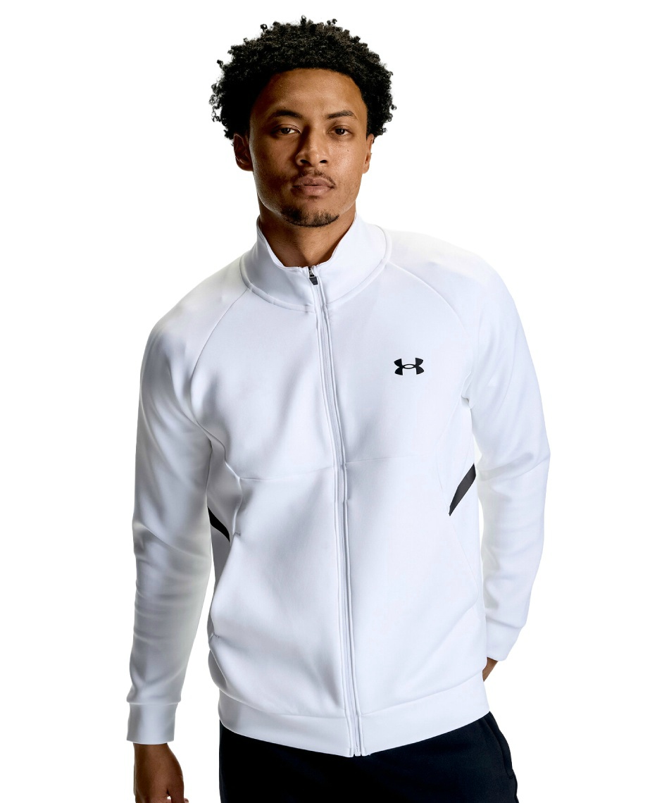 Under Armour ハイブリッドニットジャージセットアップ　ホワイト アンダーアーマー(UNDER ARMOUR) スポーツウェア ジャージ 上下セット