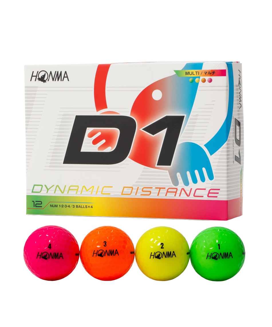 本間ゴルフ(HONMA) ゴルフボール 3ダース 36個入 D1 2026 DZ 【2026年