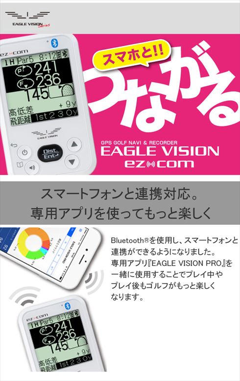 イーグルビジョン (EAGLE VISION) ゴルフ 計測器 イーグルビジョン ez