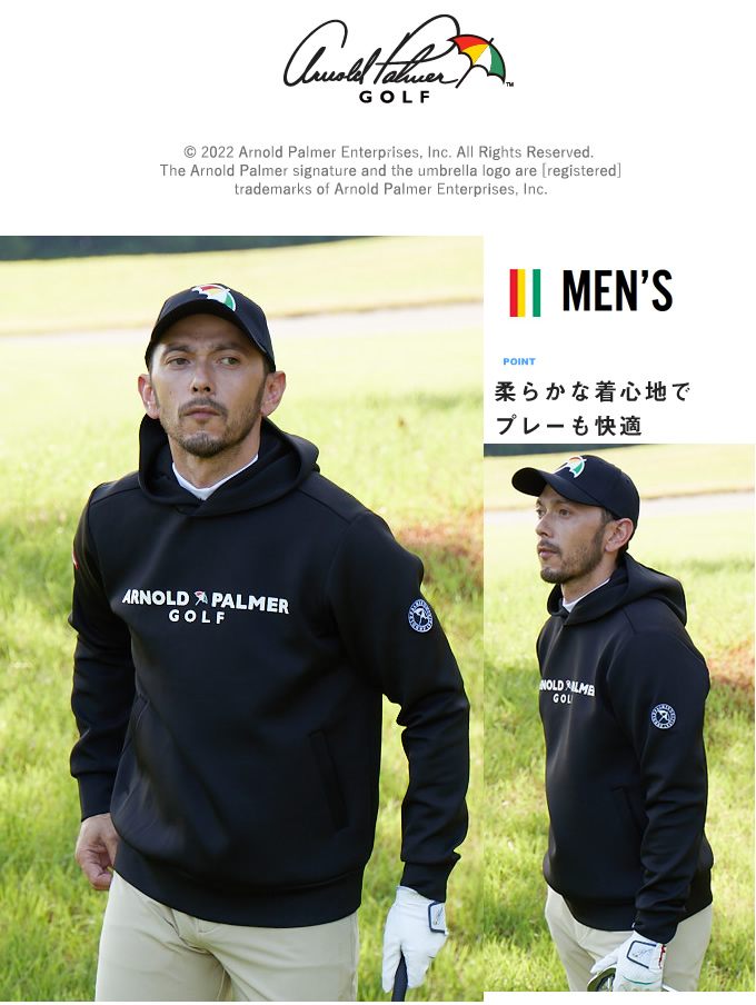 ゴルフウェア スウェット スウェットプルオーバーフーディー