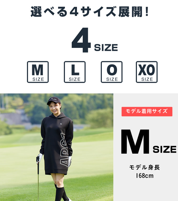 COLMAR コルマー　ネイビー フード付きゴルフワンピース クリフメイヤー[公式] カット×布帛リメイク風ワンピース LADYS