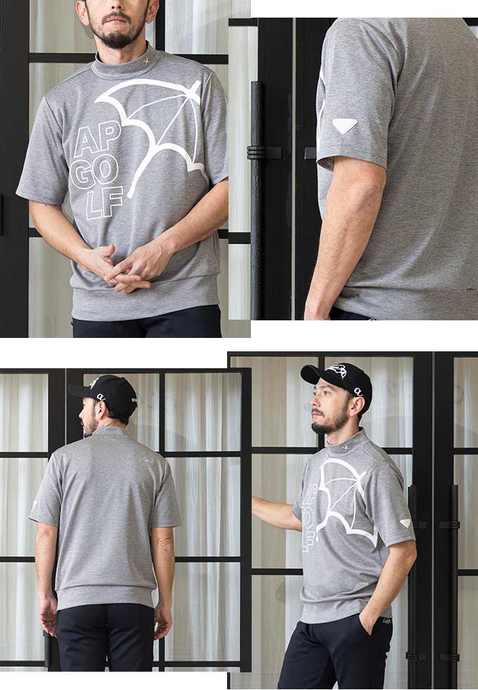 ゴルフウェア スウェット 半袖スウェット AP220105D01 【2025年春夏