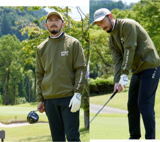 アーノルドパーマー(arnold palmer) ゴルフウェア ブルゾン 2WAY