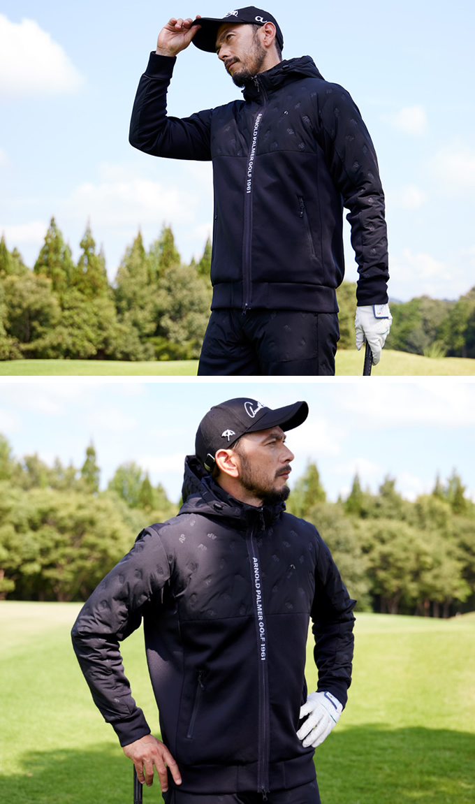 アーノルドパーマー(arnold palmer) ゴルフウェア ブルゾン BK中綿