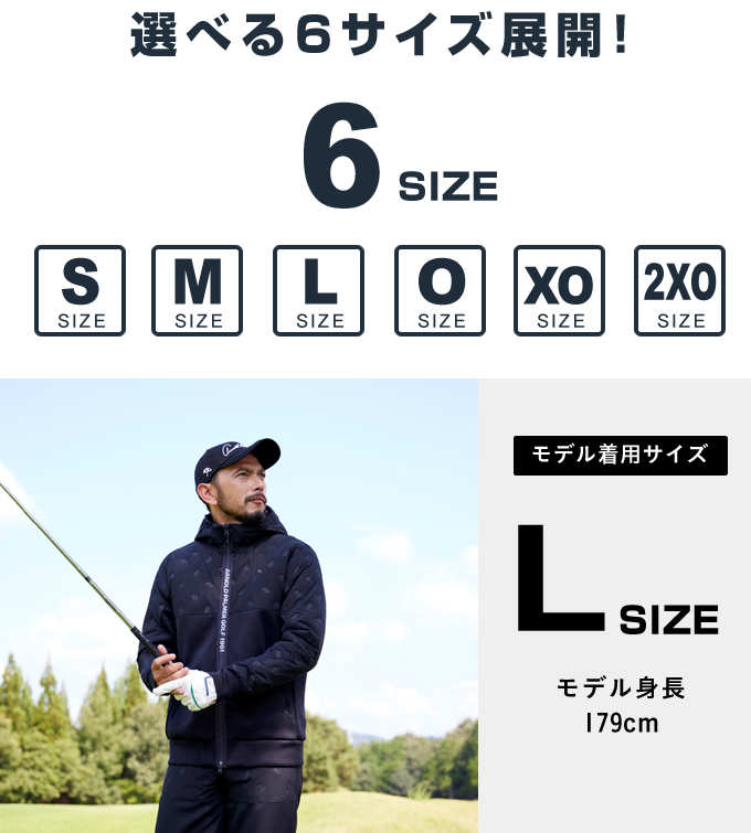 アーノルドパーマー(arnold palmer) ゴルフウェア ブルゾン BK中綿