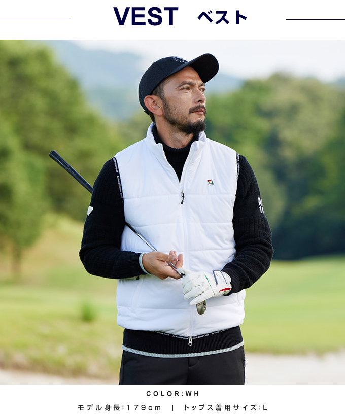 アーノルドパーマー(arnold palmer) ゴルフウェア 3点セット セーター+