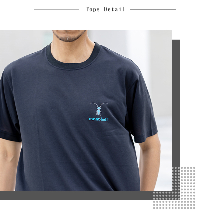 Tシャツ 半袖 WIC.T 甲虫 1114736 BK | スポーツ用品ならヒマラヤ