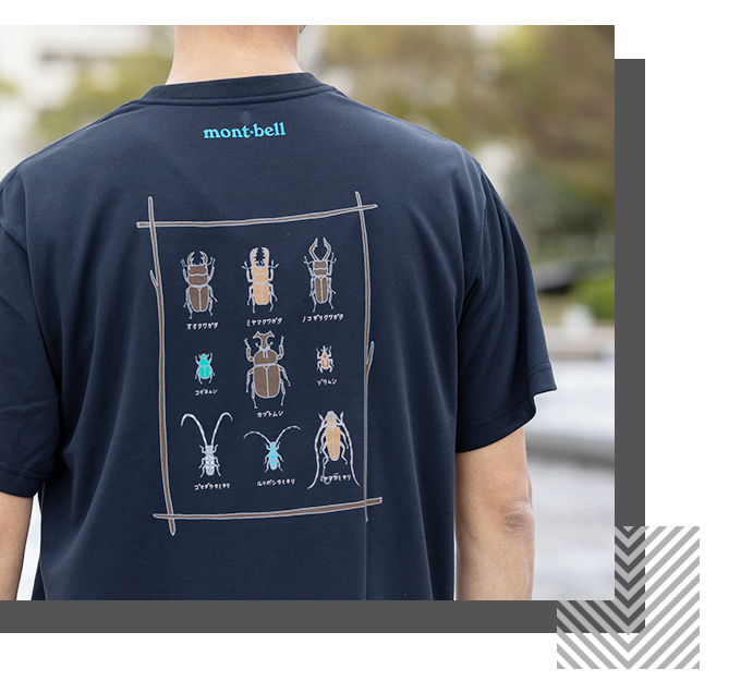 Tシャツ 半袖 WIC.T 甲虫 1114736 BK | スポーツ用品ならヒマラヤ