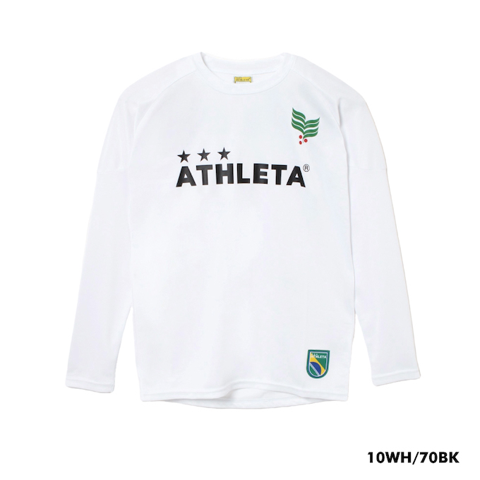 ⭐︎⭐︎⭐︎ATHLETA 昭和　帝京　イエロー×緑　 長袖サッカーシャツ ロングスリーブTシャツ・ATHLETA(アスレタ）03376の通販