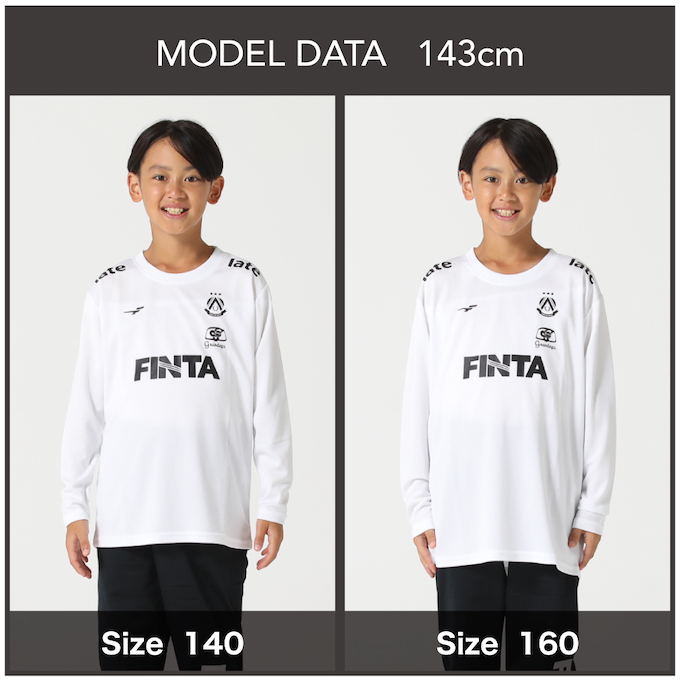 FINTA(フィンタ) サッカーウェア 長袖シャツ ロングスリーブTシャツ JR