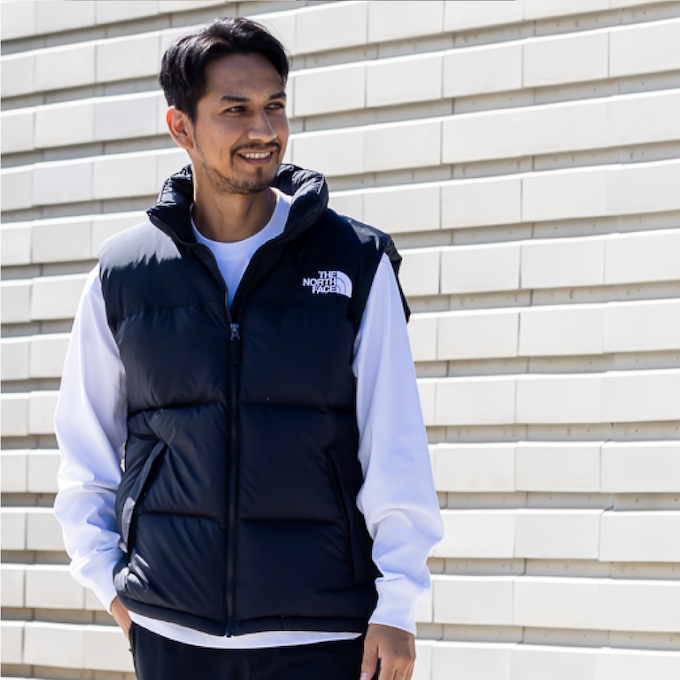 ノースフェイス　ダウンベスト ライトブルー L ヌプシベスト　NDW92338 THE NORTH FACE ザ・ノース・フェイス Nuptse Vest ヌプシベスト