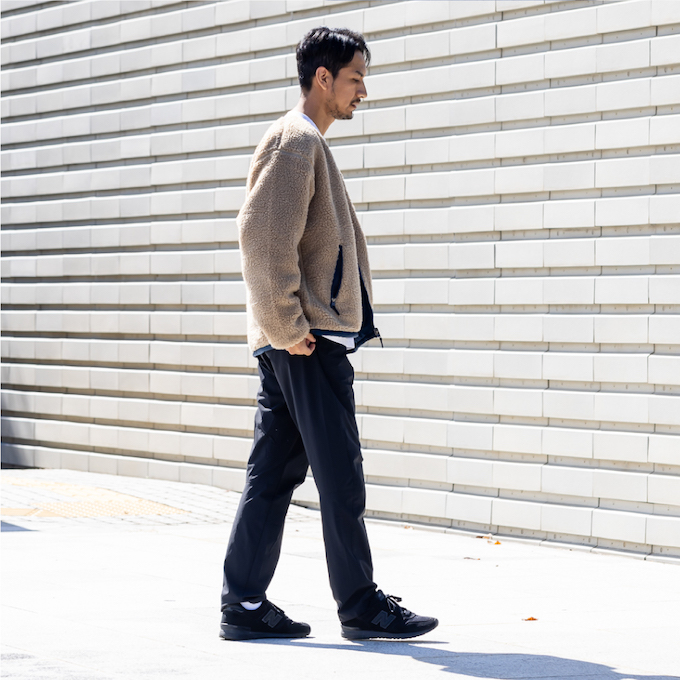 フリース ジャケット リバーシブルエクストリームパイルカーディガン