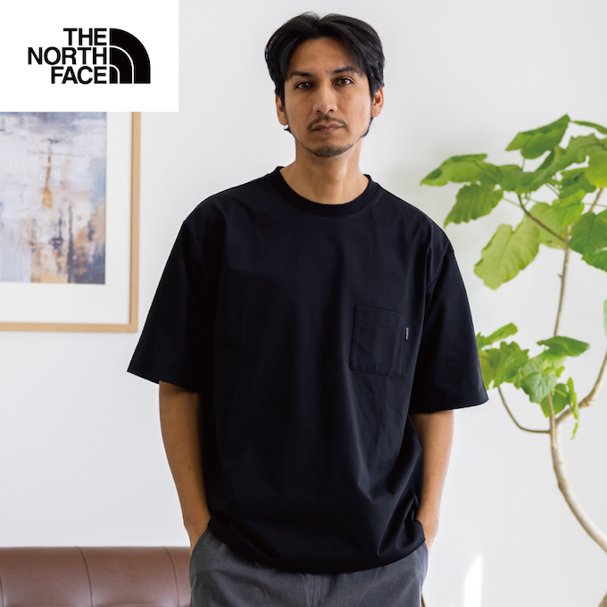 Tシャツ 半袖ショートスリーブエアリーポケットティーNT12447 K【国内