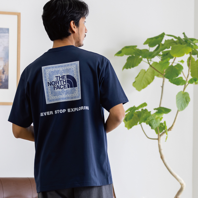 Tシャツ 半袖 SS BD SQAR LOGO T ショートスリーブバンダナスクエア