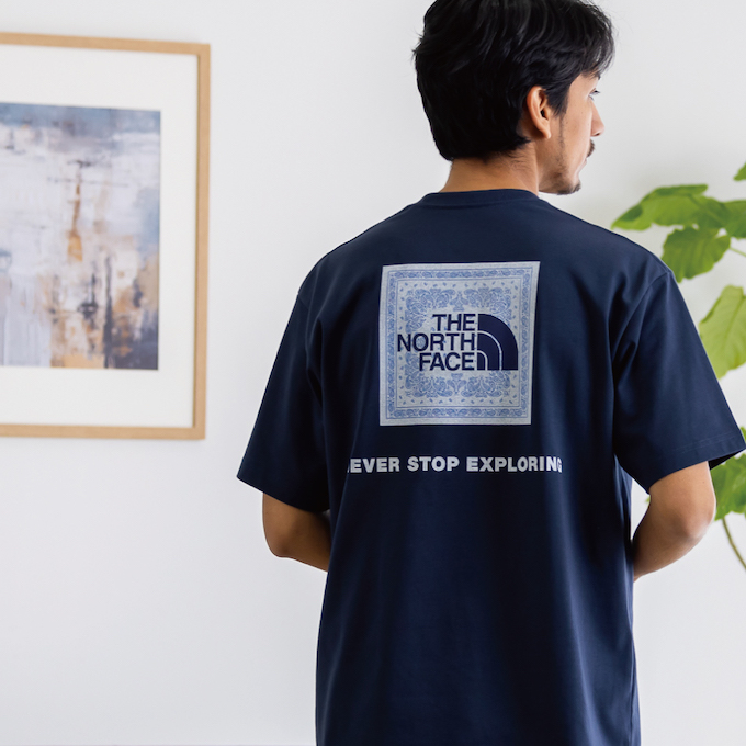 Tシャツ 半袖 SS BD SQAR LOGO T ショートスリーブバンダナスクエア
