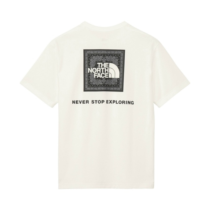 ☆23SS☆【THE NORTH FACE】☆ESSENTIAL 半袖クルーネック☆ Tシャツ 半袖SS Bandana Square Logo TeeNT32446 W2【国内正規品