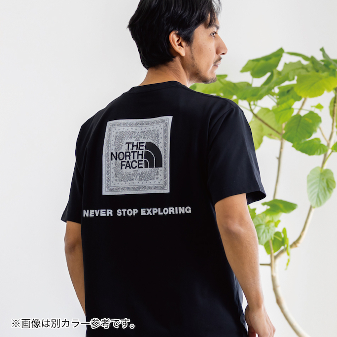 Tシャツ 半袖 ショートスリーブバンダナスクエアロゴティー NT32446-SP