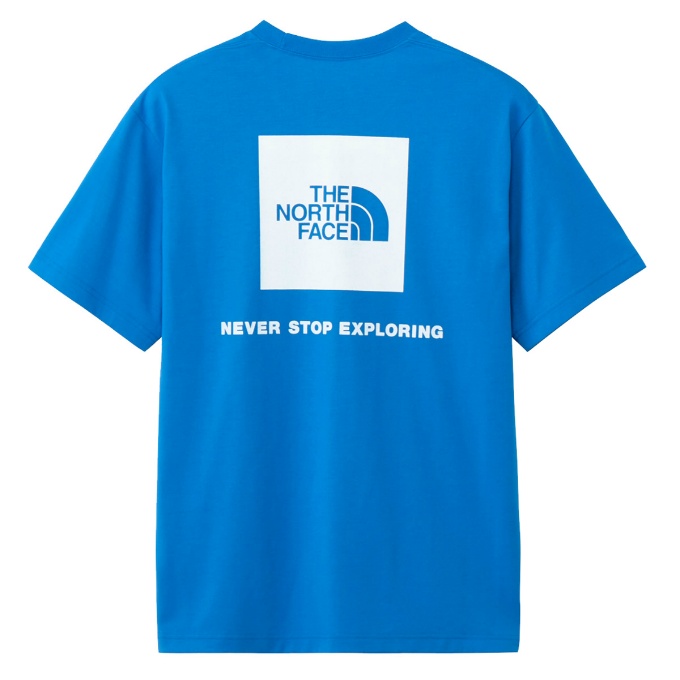 Tシャツ 半袖 ショートスリーブバックスクエアロゴティー NT32447-HB