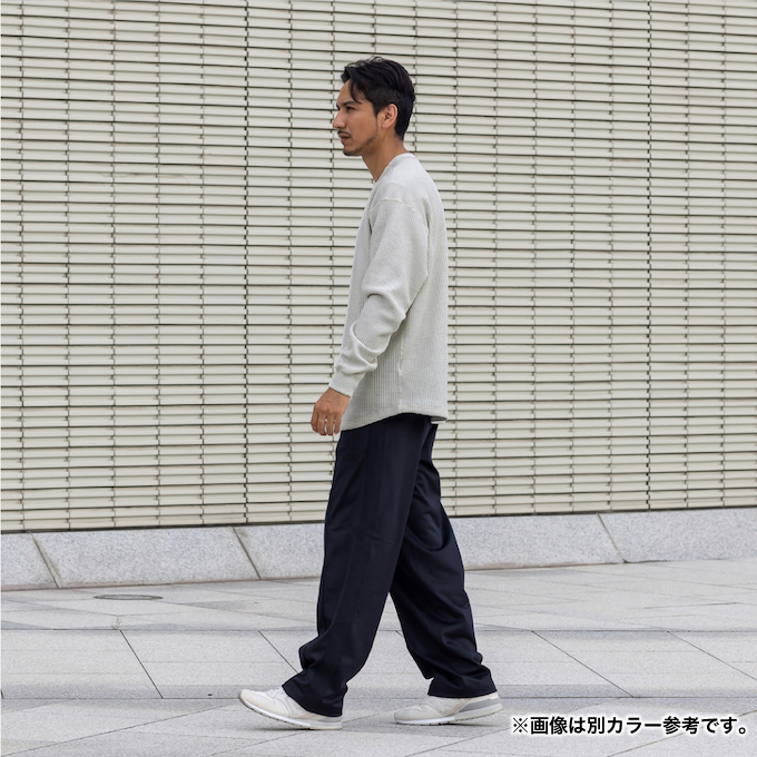 Tシャツ 長袖 ロングスリーブウォームワッフルクルー NT62436 Z 【国内