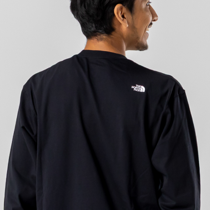 Tシャツ 長袖 ロングスリーブフラッシュドライヌプシコットンティー 